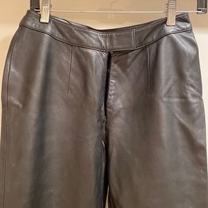100% leather pants